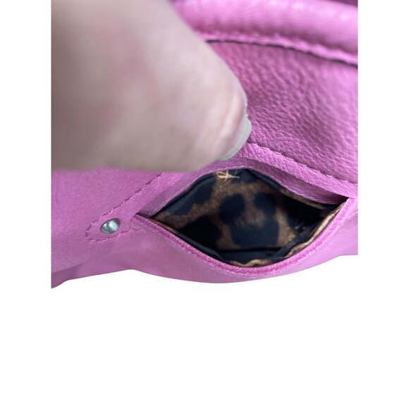 B. Makowsky Womans Pink Leather Crossbody Shoulderbag SKU 9489 - Picture 10 of 15